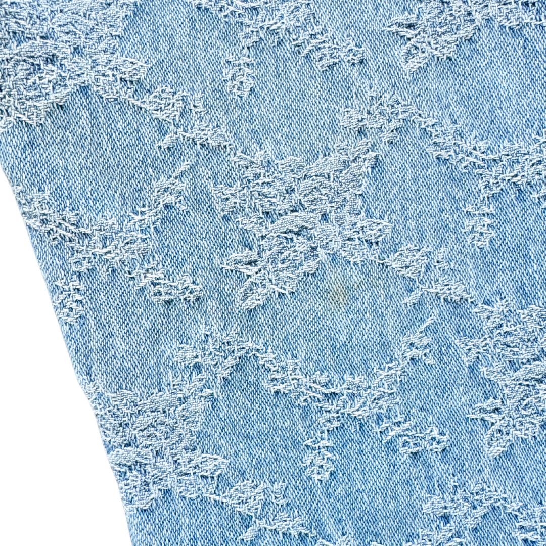 Pentimento Textured Slim Jeans with Zippered Ankles | 28