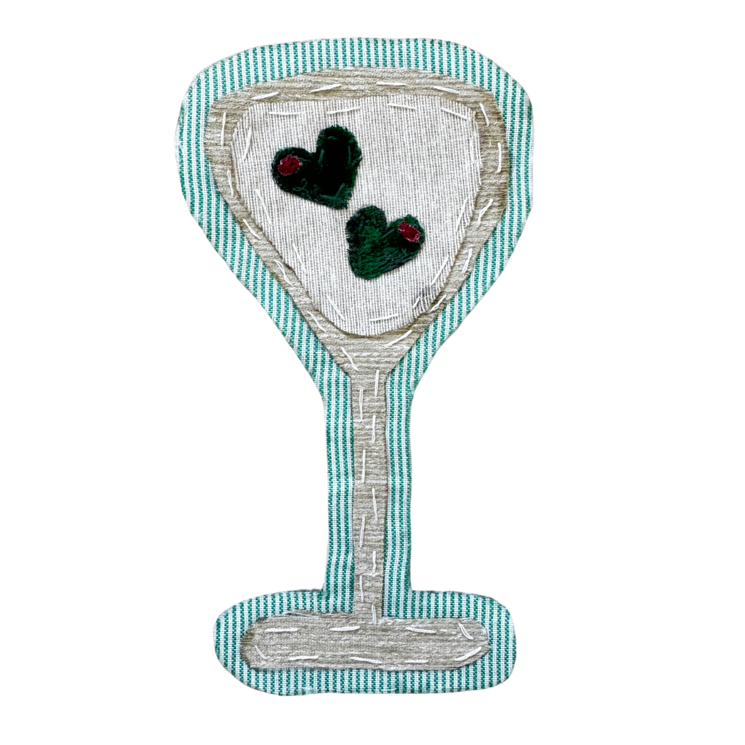 O-love Martini Patch - Mike's Patchwork