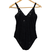 Load image into Gallery viewer, Black Lace Underwire Body Suit | 36C
