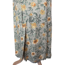 Load image into Gallery viewer, Tabi International Beige and Yellow Floral Print Skirt | Large
