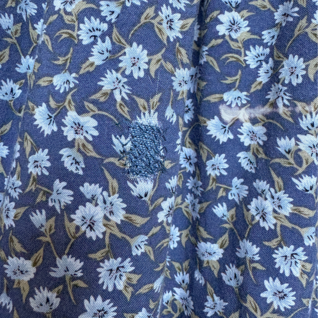 Moderama Blue Floral Maxi Dress | Medium-Large