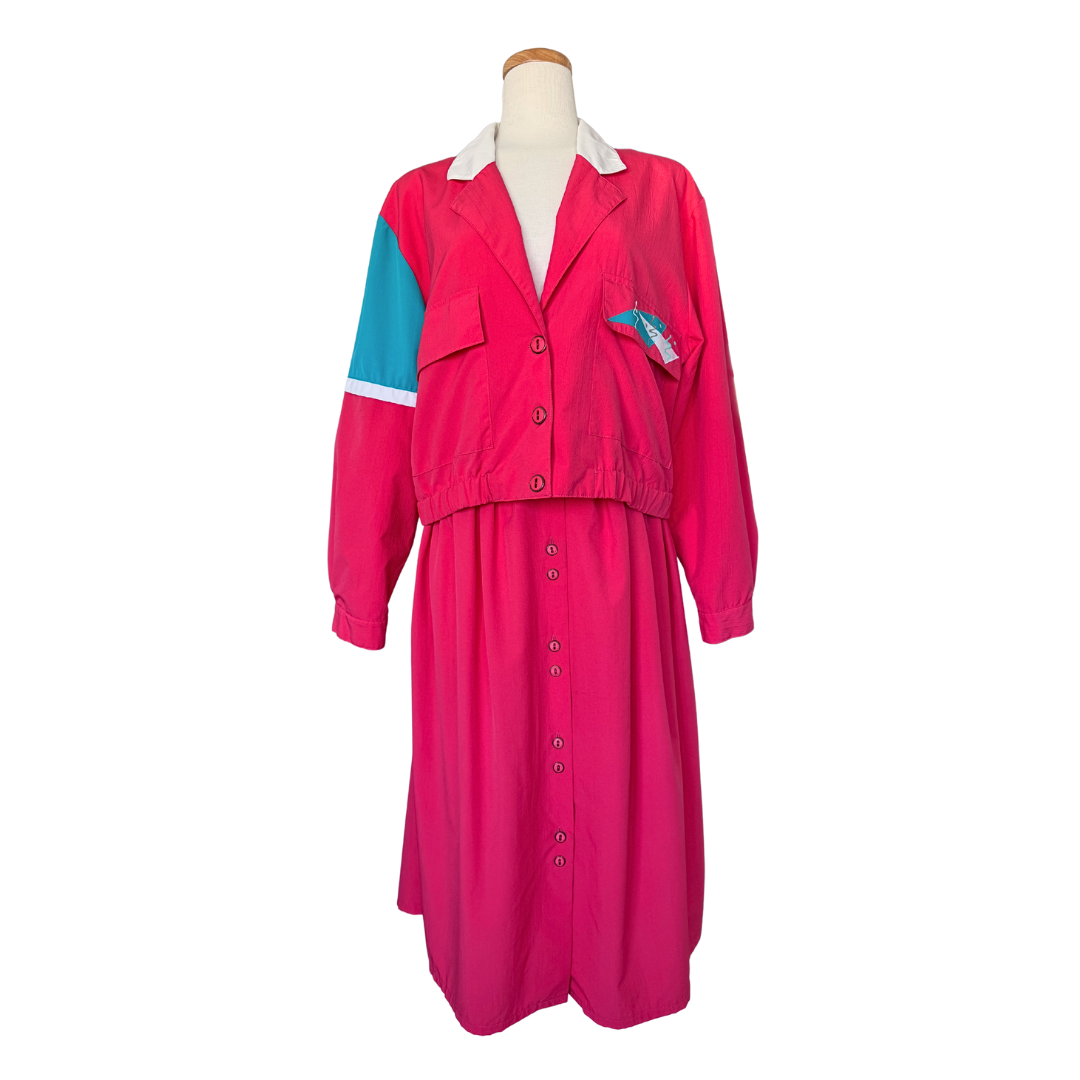 Fashion Gallery Bright Coral Maxi Skirt | Large