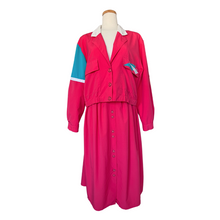 Load image into Gallery viewer, Fashion Gallery Bright Coral Abstract Graphic Jacket | Large
