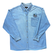Load image into Gallery viewer, Vintage 1990s Men&#39;s PFRA Long Sleeve Denim Shirt | Extra-Large
