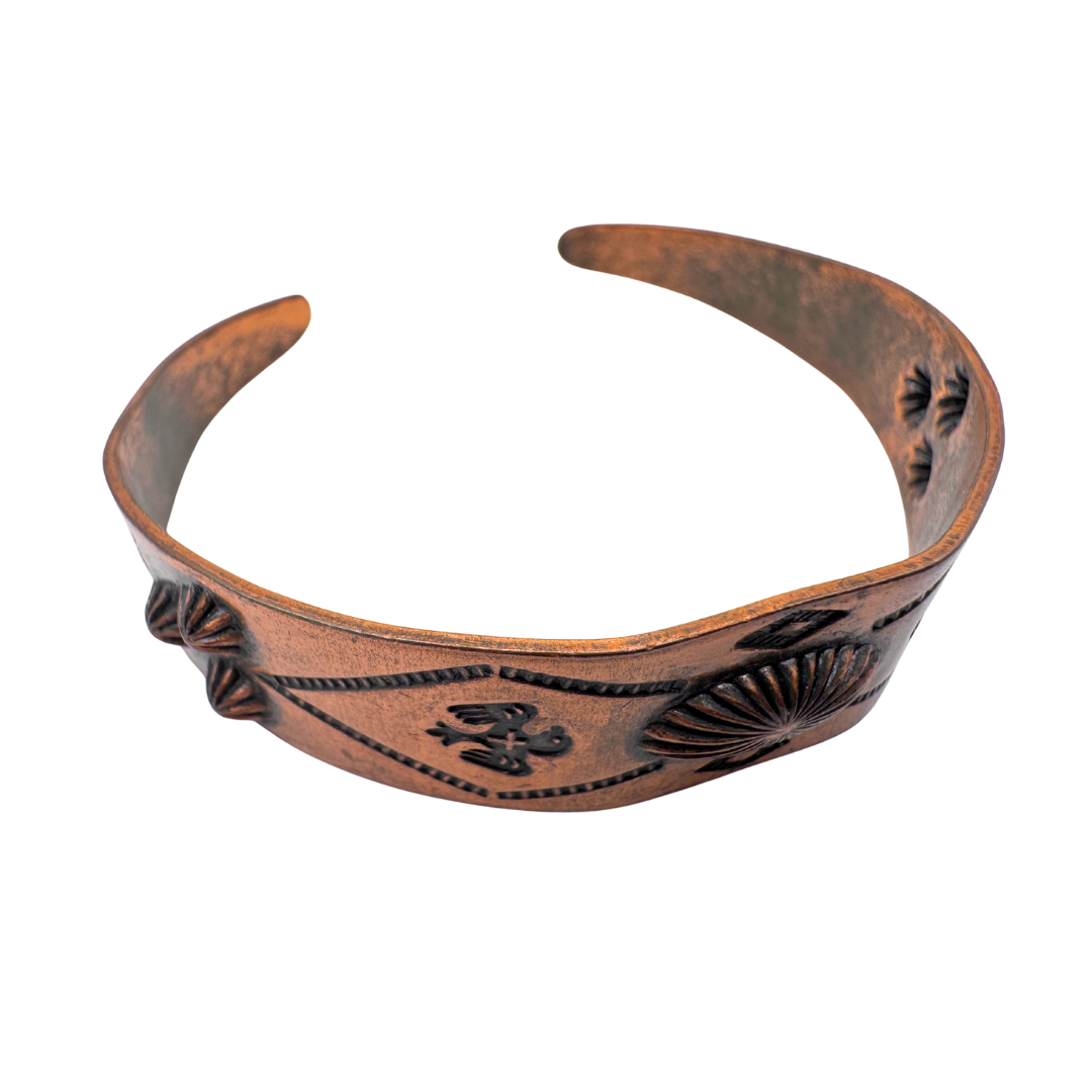 Bell Trading Post Copper Thunderbird Cuff Bracelet