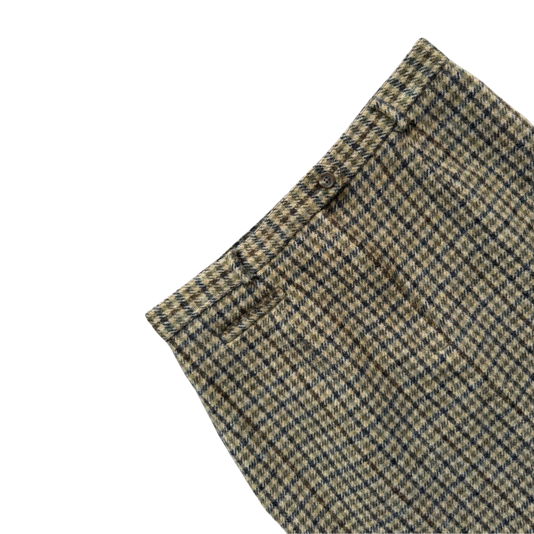 Ralph Lauren Wool Houndstooth Mini Skirt | Medium (10)