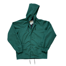 Load image into Gallery viewer, Men&#39;s Huskies &quot;Big Tommy and the Huskie Orchestra&quot; Hunter Green Wind Jacket | Medium

