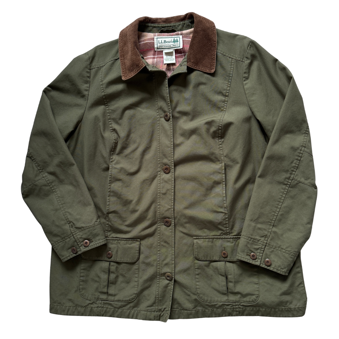 L.L. Bean Adirondack Barn Jacket (Green) - 2X