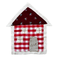 Red Gingham House Patch - Mike's Patchwork