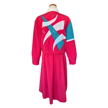 Load image into Gallery viewer, Fashion Gallery Bright Coral Abstract Graphic Jacket | Large
