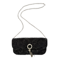 Melanie Lyne Black Lace Convertible Envelope Purse / Clutch