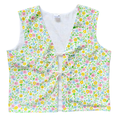 Recycled Pop of Floral Tie-Front Vest | Extra-Large