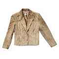 Vintage 90s-2000s Deane & White Tan Suede Jacket | Small - Medium