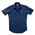Vintage 80s Barber-Ellis Patch Workshirt | Women's Medium /  Men's Small