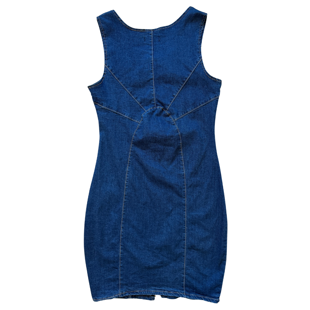 Vogelon Dark Wash Denim Dress | Small - Medium
