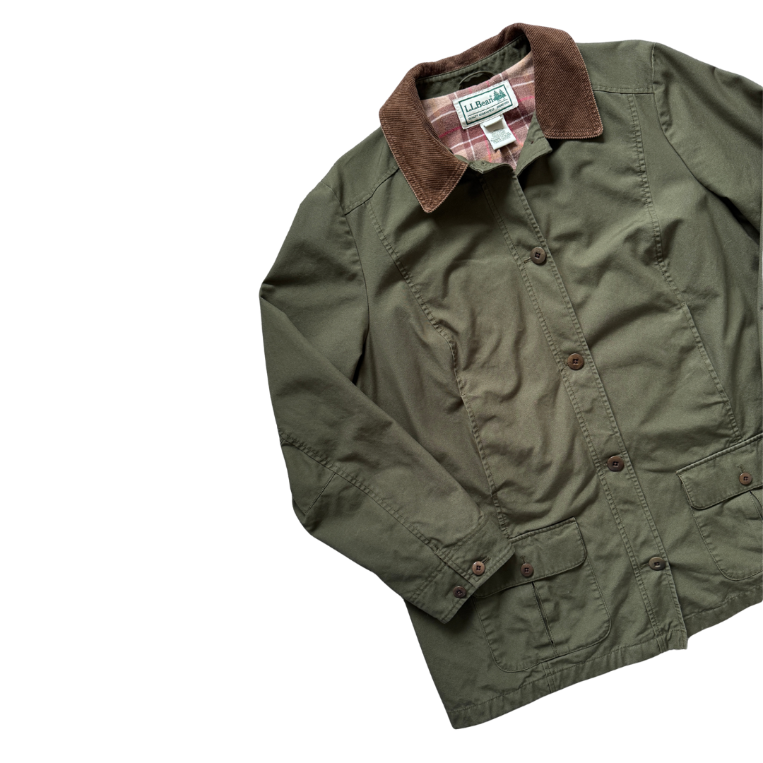 L.L. Bean Adirondack Barn Jacket (Green) | 2X