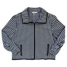 Load image into Gallery viewer, Vintage 1990s Cleo Petites Black and White Gingham Jacket | Medium

