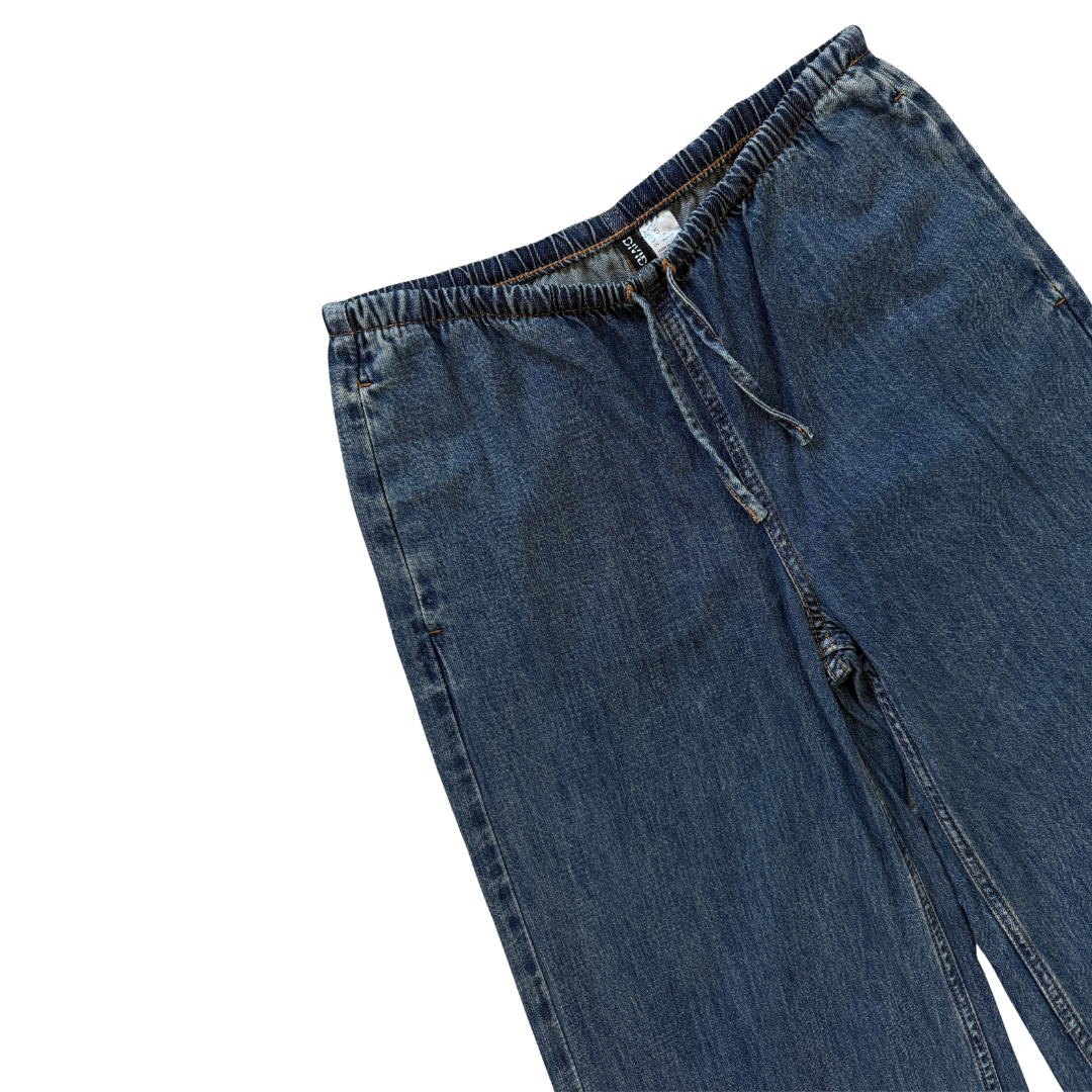 H & M Drawstring Denim Pants | Extra-Small
