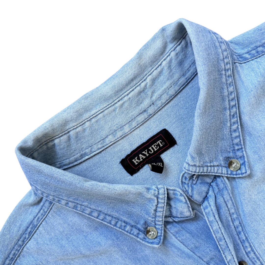 Men's PFRA Long Sleeve Denim Shirt | Extra-Large