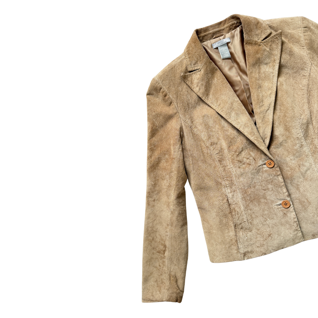 Deane & White Tan Suede Jacket | Small - Medium
