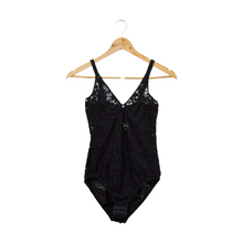 Load image into Gallery viewer, Vintage 1970s-1980s Black Lace Underwire Bodysuit
