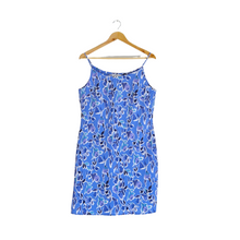 Load image into Gallery viewer, Blue Floral Slip Dress | L
