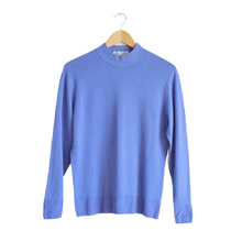 Load image into Gallery viewer, Powder Blue Lightweight Wool Turtleneck | S-M
