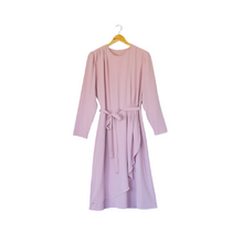 Load image into Gallery viewer, Lilac Tiered Tie Waist Dress | M
