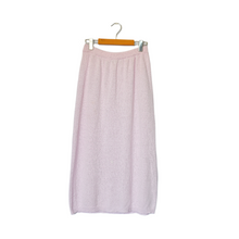 Load image into Gallery viewer, Vintage 1980s Baby Pink Boucle Knit Maxi Skirt
