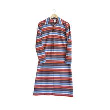 Load image into Gallery viewer, Half Zip Striped Collared Dress | S
