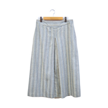Load image into Gallery viewer, Vintage 1970s Grey and Multicoloured Striped Midi Skirt
