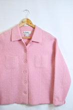 Load image into Gallery viewer, Baby Pink Brushed Wool Blazer | 1980s | Large
