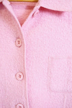 Load image into Gallery viewer, Baby Pink Brushed Wool Blazer | 1980s | Large
