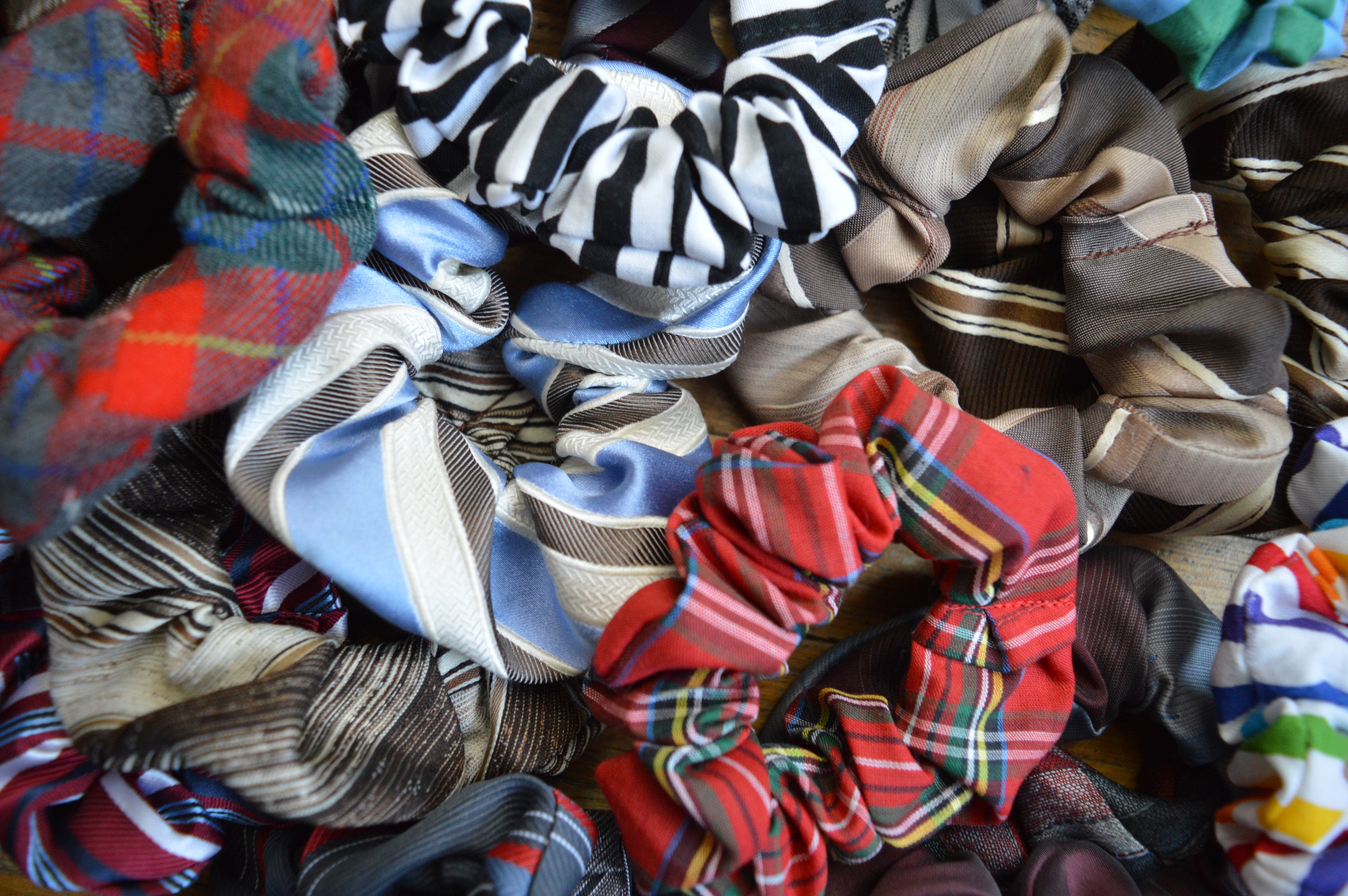 Recycled Material Scrunchie Mystery Bundle (3 pack)