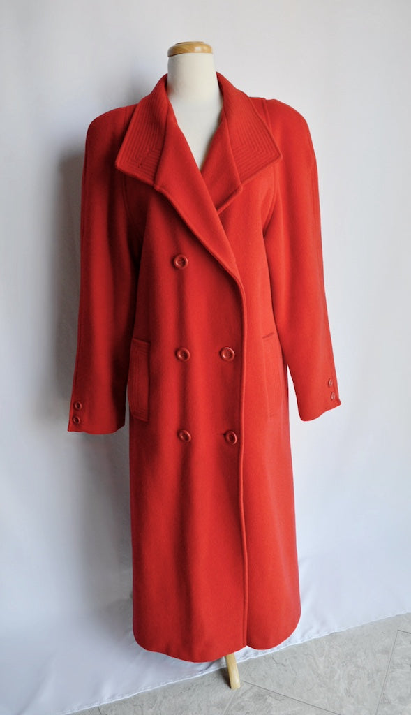 Vintage wool outlet trench coat