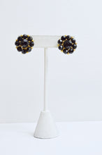 Load image into Gallery viewer, Vintage Marvella Black Glass Beaded Necklace with Matching Clip-on Earrings | 1960s
