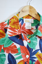 Load image into Gallery viewer, Tropical Palm Leaves Resort Shirt Blouse | 1980s-1990s | Large / Extra-Large
