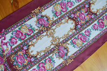 Load image into Gallery viewer, Long Rose Print &quot;Silk&quot; Scarf
