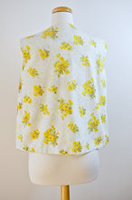 Load image into Gallery viewer, Up-cycled Handcrafted Vintage Floral Tie-Front Vest | Extra-Large
