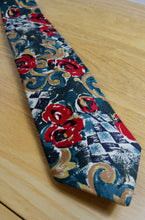 Load image into Gallery viewer, Vintage St. Leger Floral Cotton Tie | 1980s
