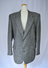 Load image into Gallery viewer, Men&#39;s Dark Gray Marled Wool Blazer | Extra-Large
