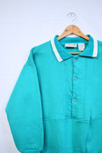 Load image into Gallery viewer, Teal Collared Sweatshirt | M-L
