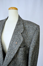 Load image into Gallery viewer, Men&#39;s Dark Gray Marled Wool Blazer | Extra-Large
