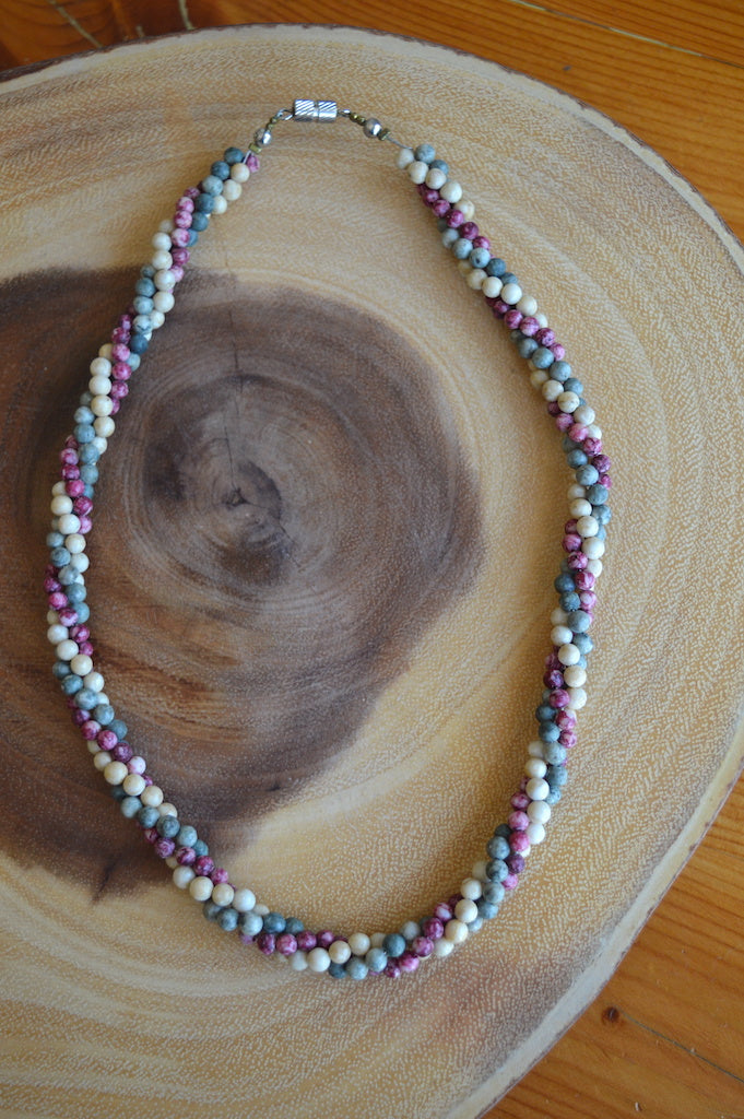 Multicoloured Multistrand Necklace