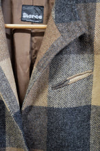 Load image into Gallery viewer, Brown Checkered Wool Blazer | M
