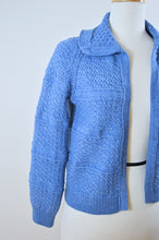 Load image into Gallery viewer, Periwinkle Blue Open Front Knit Cardigan | Extra-Small / Small
