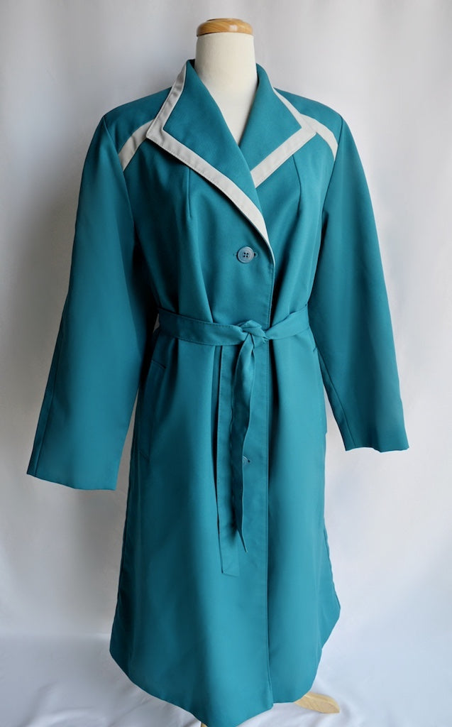 Teal Trench Coat | Extra-Large