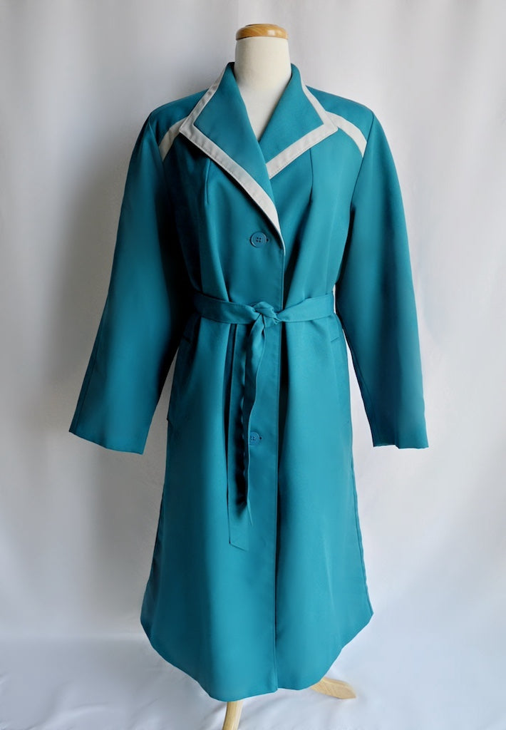 Teal Trench Coat | Extra-Large