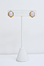 Load image into Gallery viewer, Vintage Aurora Opal Screw-Back Stud Earrings in 14k Gold Setting | 1960s
