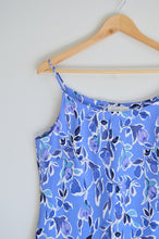 Load image into Gallery viewer, Blue Floral Slip Dress | L
